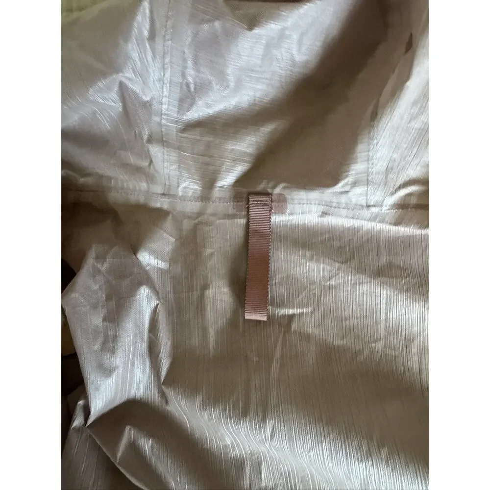 Lululemon Sheerjoy Pink Full Zip Waterproof Hooded Jacket Women's 8 Lightweight - Picture 10 of 16